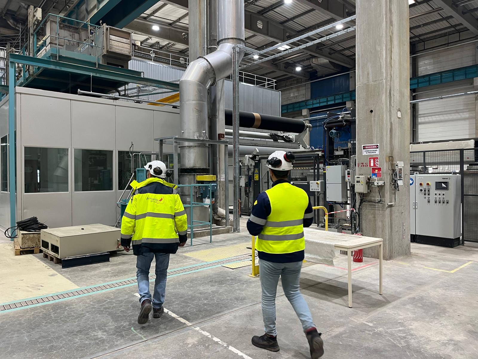 Projet Norske Skog Conversion ligne papier